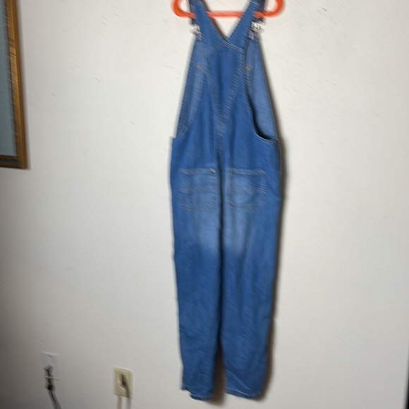 Vintage Gymboree Overalls Girls Sz 14 Jean Bibs Pants Adjustable Straps - Picture 5 of 8
